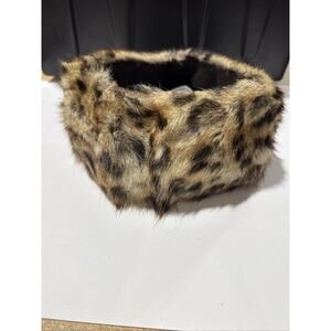 Vintage Faux Leopard Fur Hat Band by A Boutique Hat Kates Canada